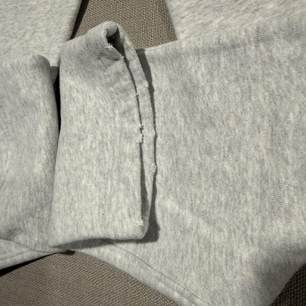 Yellow Label Co Sweatpants Womens XS Gray Fleece 100% Cotton Joggers Loungewear - Picture 5 of 9
